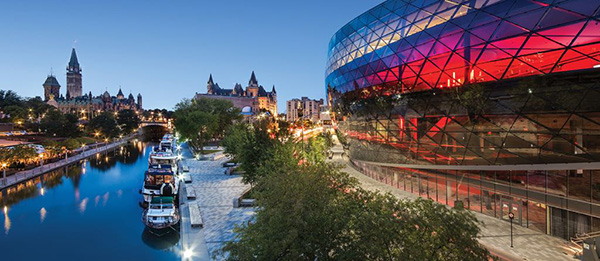Shaw Centre and Rideau Canal